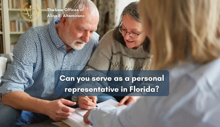 Personal Representative in Florida
